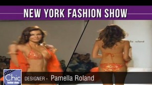 'Hot Models Walk For Pamella Roland at New York Fashion Show'