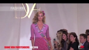 'DIANE VON FURSTENBERG Spring 2016 Highlights New York by Fashion Channel'