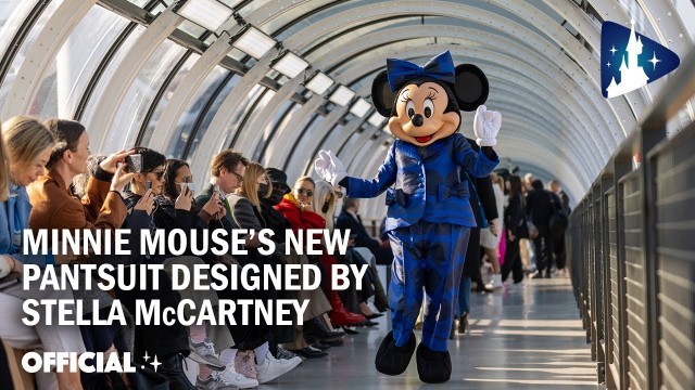 'Minnie Mouse surprise appearance at the Stella McCartney Winter 2022 show in Paris'