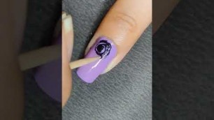 'Nail Art Beautiful Design Purple colour #fashion #shorts #nailart #youtubeshorts #viralshorts #girls'