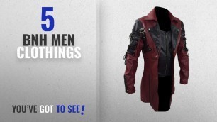'Top 10 Bnh Men Clothings [ Winter 2018 ]: BNH Mens Red Goth Matrix Trench Coat Steampunk Gothic -'