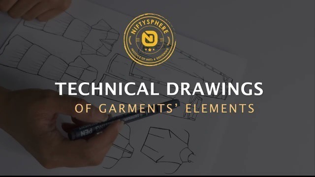 'Technical Drawing in Fashion & Textile Designing | How to make technical drawings of several garment'