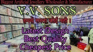 'V V Sons, Jaipur | Artificial Jewellery Wholesale | American Diamond  | Bridal and Rajputi Jewellery'
