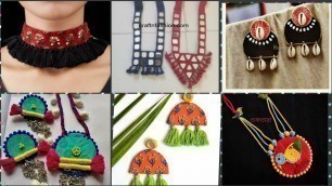 'TOP 20!Handmade Fabric Jewelry Design|Fashion Jewellery Collection [Navratri 2020]'