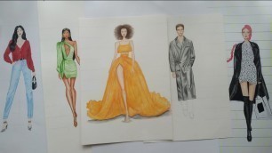 'MODA ÇİZİMLERİM / Fashion Drawings'