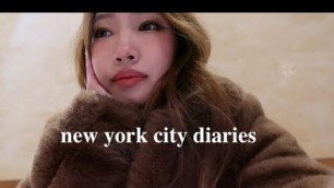 'nyc diaries | christmas in new york, morning coffee, job interviews'