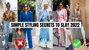 'My BEST EVER Fashion & Styling Tips | 2022 Fashion Trends'