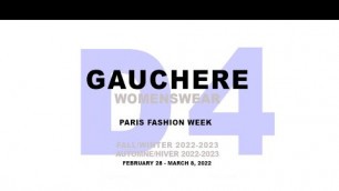 'GAUCHERE Fall/Winter 2022-23 Women\'s RTW collection - Fashion Show Paris | DNMAG'