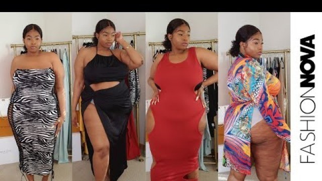 'Stepping Out Of My Comfort Zone!! Fashion Nova Plus Size/Curvy Hot Girl Summer Try On Haul!!! 