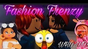'Playing Roblox with my friend | Fashion Frenzy'