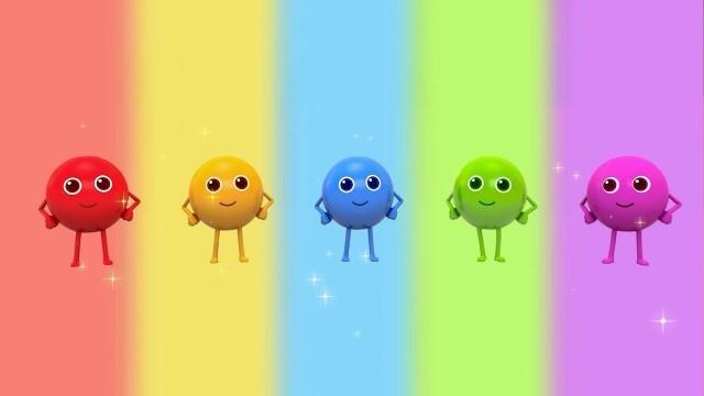 'Five Colored Candies Song | Learn Colors Song for Kids | Nursery Rhymes | Kids Songs | BabyBus'