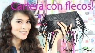 'DIY Cartera con flecos (SUPER FÁCIL)  | Fashion Riot'