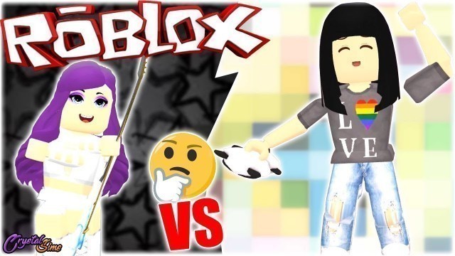'POPULAR VS NO POPULAR | FASHION FAMOUS ROBLOX | CRYSTALSIMS'