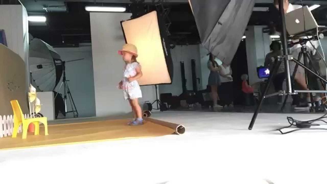 'Aquarius baby fashion shoot in Dubai'
