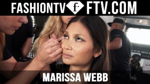 'Marissa Webb Spring 2016 Makeup New York Fashion Week | NYFW | FashionTV'
