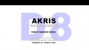 'Akris Women\'s RTW Fall Winter 2022-23  Fashion Show Paris | DNMAG'