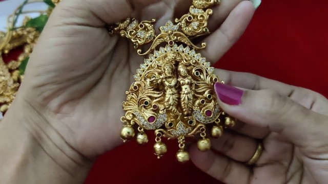 'Nakshi Long n Short Harams | Temple Jewellery Haram | Trendy Collection @very low cost | 