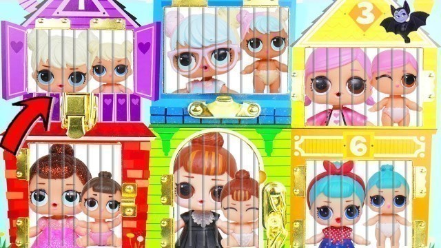 'LOL Surprise Dolls find Lil Sisters Doll House'