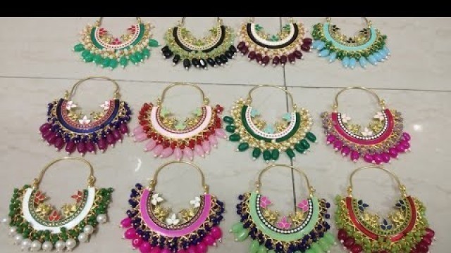 'Meenakari Bali Earring Manufacturer || Handmade Meenakari Jewelry || Artificial jewellery Wholesale'