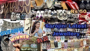 'Sarojini Nagar Market Jewellery Collection | Starting Rs 20/- | Trendy & Latest Earring ,Neck pieces'
