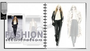 'Fashion illustration 11_Water color_퀵!패션일러스트_CELINE 1(셀린)'