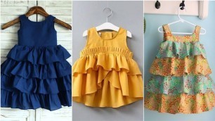 '1 to 10 Year Baby Girl Dress Clothes Toddler Kids Girls Ruffled Tutu Dresses'