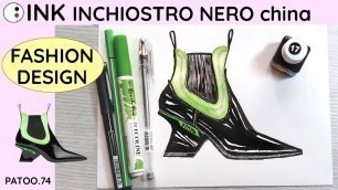 'Come Disegnare Scarpe Figurino Moda Fashion Illustration |Patoo74 Lavoro Moda'