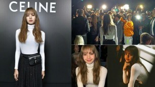 'LISA At CELINE 05 WOMEN SUMMER 2020 Fashion Show [Paris Fashion Week 2019] #Lalisa #Blackpink'