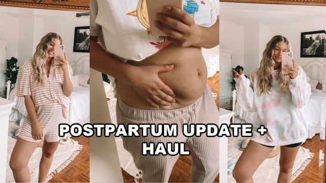 '3 MONTH POSTPARTUM HAUL + UPDATE // My Body, Baby + Postpartum Clothes & more!'