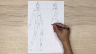 'S-Curved Fashion Figure Drawings ⎢Fashion Drawing Course'