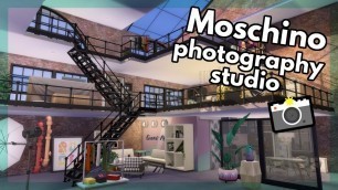 'Moschino Photo Studio / Speed build/ Sims 4/ #moschino #moschinostuffpack #speedbuild'
