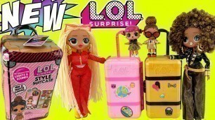 'LOL Surprise Style Suitcase Travel LOL Dolls + OMG LOL DOLLS!  - LOL Surprise Doll Video'