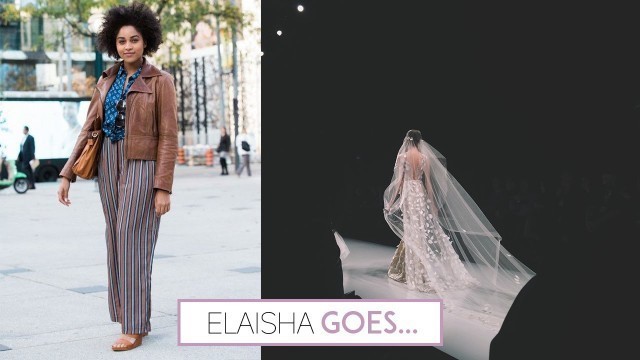 'Elaisha Goes to World MasterCard Fashion Week SS16'