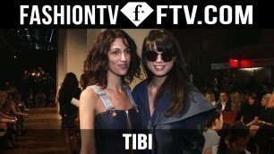 'Front Row at Tibi Spring 2016 ft. Kristina Bazan New York Fashion Week | NYFW | FTV.com'