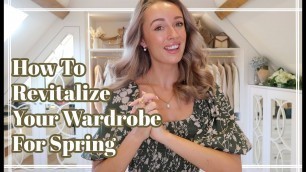 'HOW TO REVITALIZE YOUR WARDROBE FOR SPRING // Fashion Mumblr Vlogs'