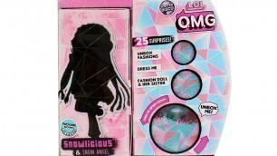 'LOL Surprise OMG Winter Disco Fashion Doll Snowlicious & Snow Angel Unboxing Toy Review'