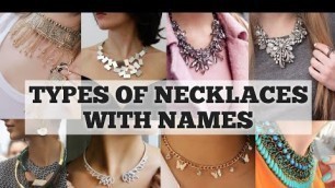 'Types of necklaces with names|| THE TRENDY GIRL'
