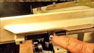'How to Check & Set the Height of the Feed Dog on a Singer Model 237 Sewing Machine.'
