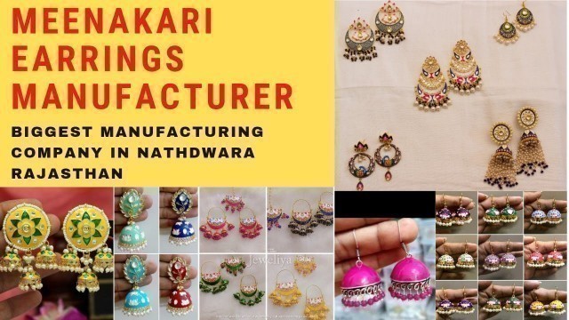 'Meenkari Jewellery Manufacturer|| Handmade Jewelry Manufacturer In Nathdwara|| Jeweliya || Jaipur'