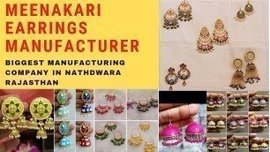 'Meenkari Jewellery Manufacturer|| Handmade Jewelry Manufacturer In Nathdwara|| Jeweliya || Jaipur'