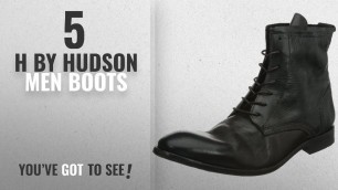'Top 10 H By Hudson Men Boots [ Winter 2018 ]: H by Hudson Men\'s Swathmore Combat Boot, Black, 42'