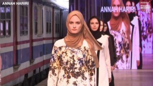 'Catwalk at Istanbul Modest Fashion Week hosted by Modanisa. Annah Hariri 2016'