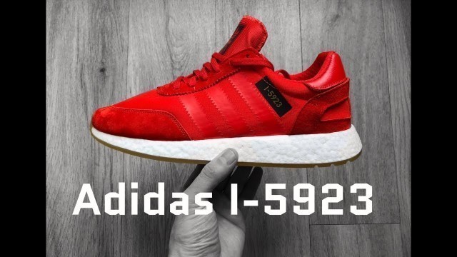Adidas I-5923 ‘Core red/Ftwr White/Gum3’ | UNBOXING & ON FEET | fashion shoes | 2018 | 4K