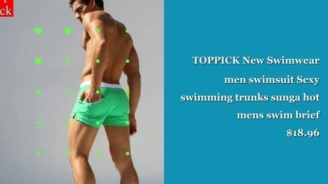 'AceProSport - TOPPICK New Swimwear men swimsuit Sexy swimming trunks sunga hot mens swim brief'