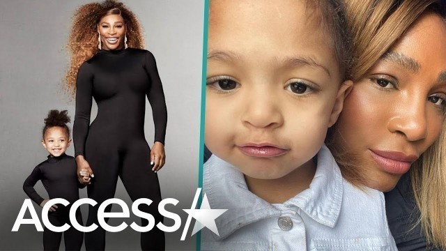 'Serena Williams\' Daughter Olympia Makes Modeling Debut w/ Mom'