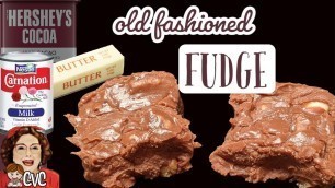 'Old Fashioned Fudge Cooked on Stovetop just like Mama Made'