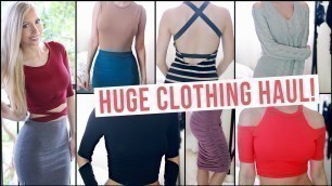 'Fall Clothing Haul 2015 TRY ON ★ Forever 21, Boohoo, ASOS + More!'