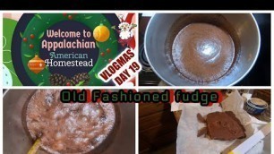'Old fashioned Hershey\'s fudge/vlogmas day 19'