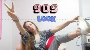90s LOOK || outfit.hair.makeup.accessories