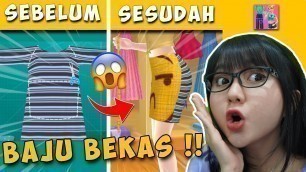 'GUNTING ASAL BAJU LUSUH JADI KECE !! - DIY Fashion Game Indonesia'
